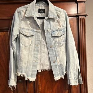 Love Tree Light Denim Jacket
